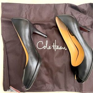 Cole Haan Carma OT Air black open / peep toe